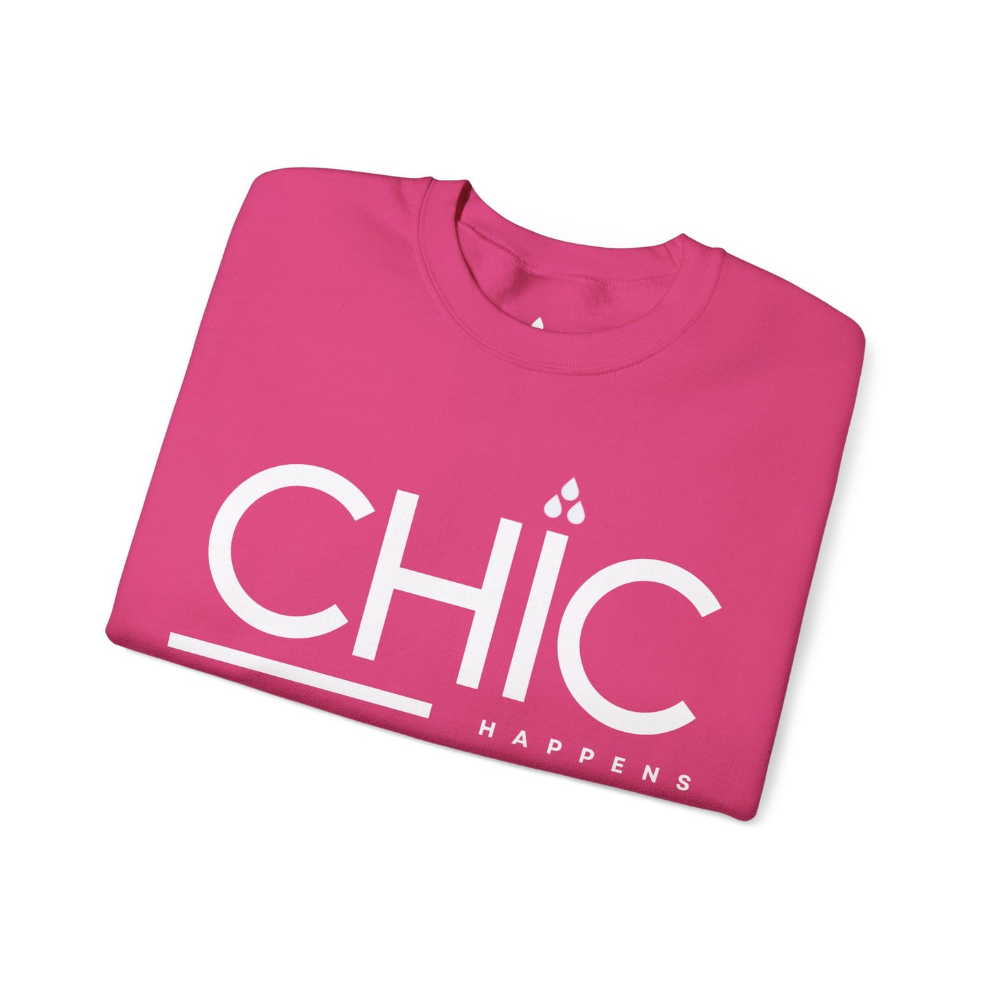 Chic Happens" Damen-Sweatshirt – Dein Statement-Piece für Stil und Komfort