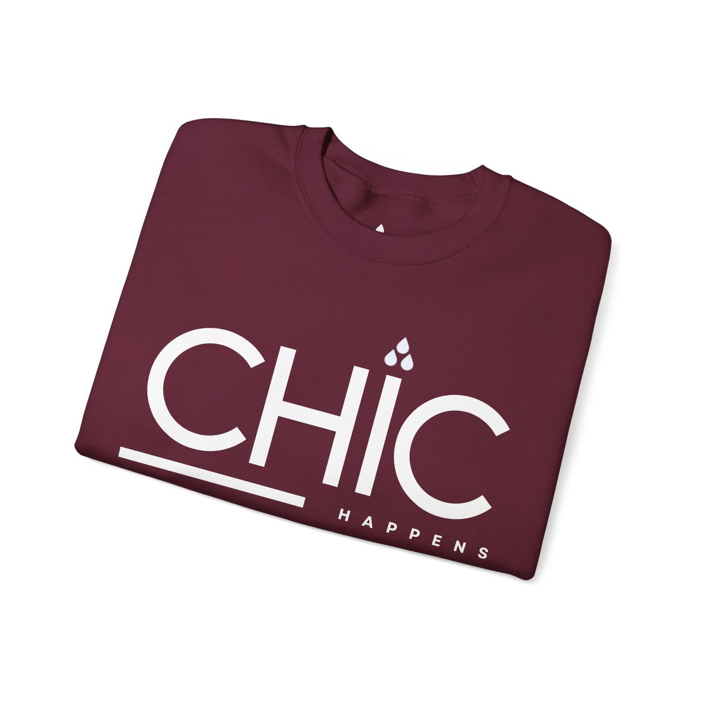 Chic Happens" Damen-Sweatshirt – Dein Statement-Piece für Stil und Komfort