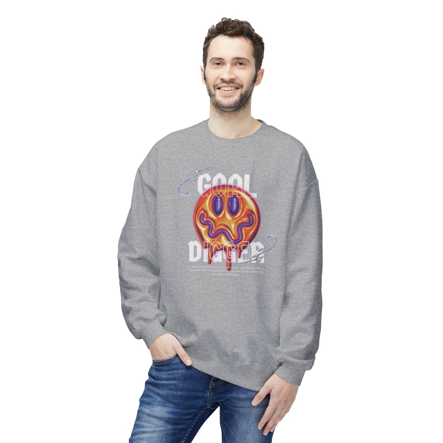 GOAL DIGGER Herren Sweatshirt – Für Männer, die Großes erreichen wollen