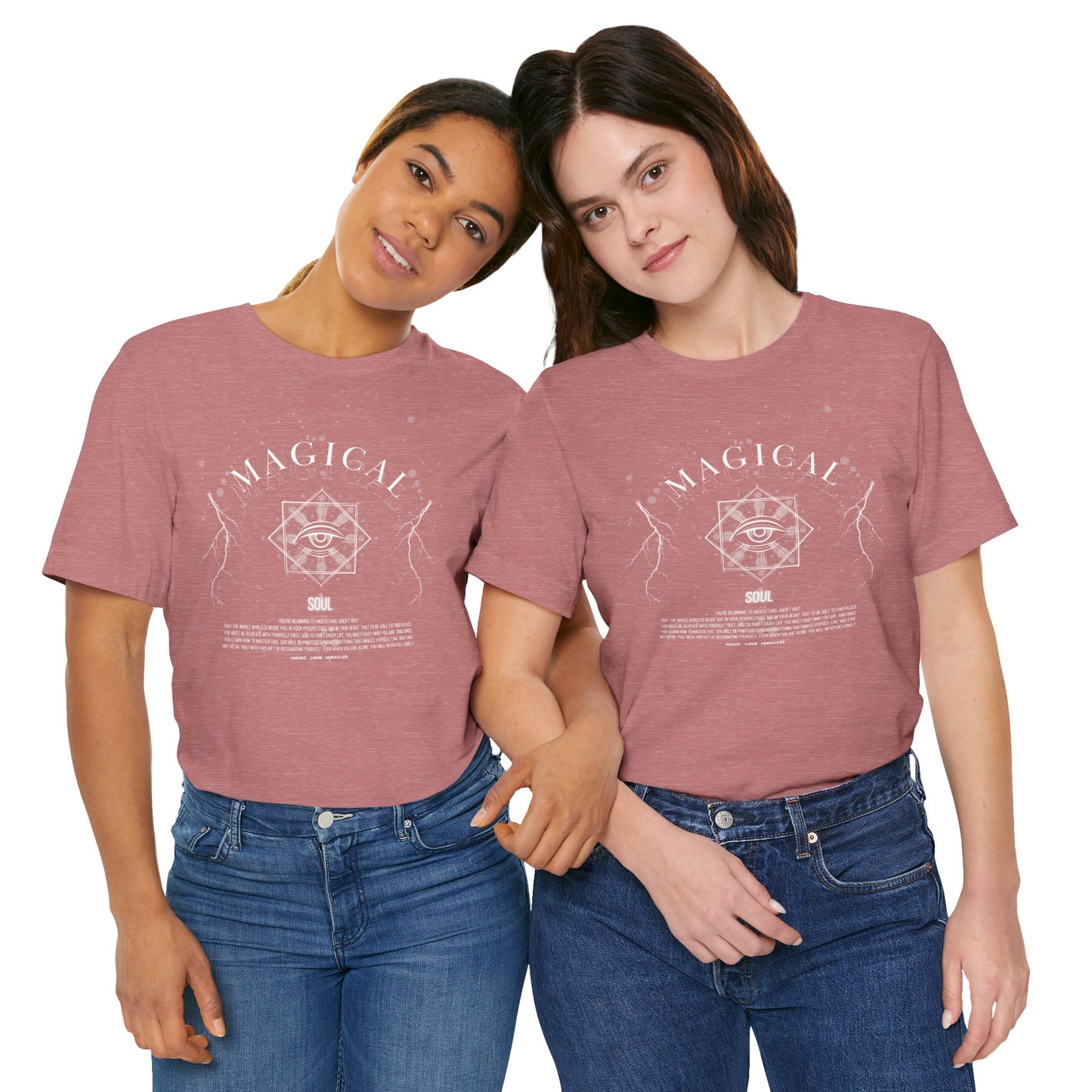 Magical Soul T-Shirt für Frauen – Spirituelle Mode mit Komfort, Ethik und Stil