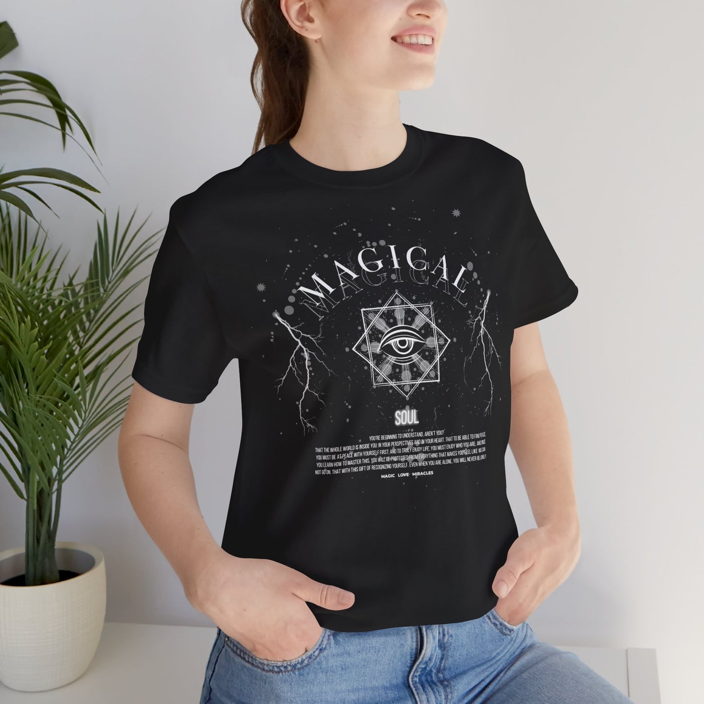 Magical Soul T-Shirt für Frauen – Spirituelle Mode mit Komfort, Ethik und Stil